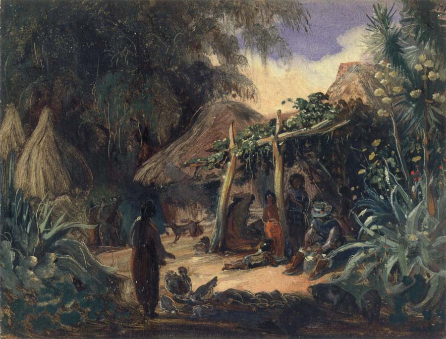 Indian Hut in the Village of Jalcomulco